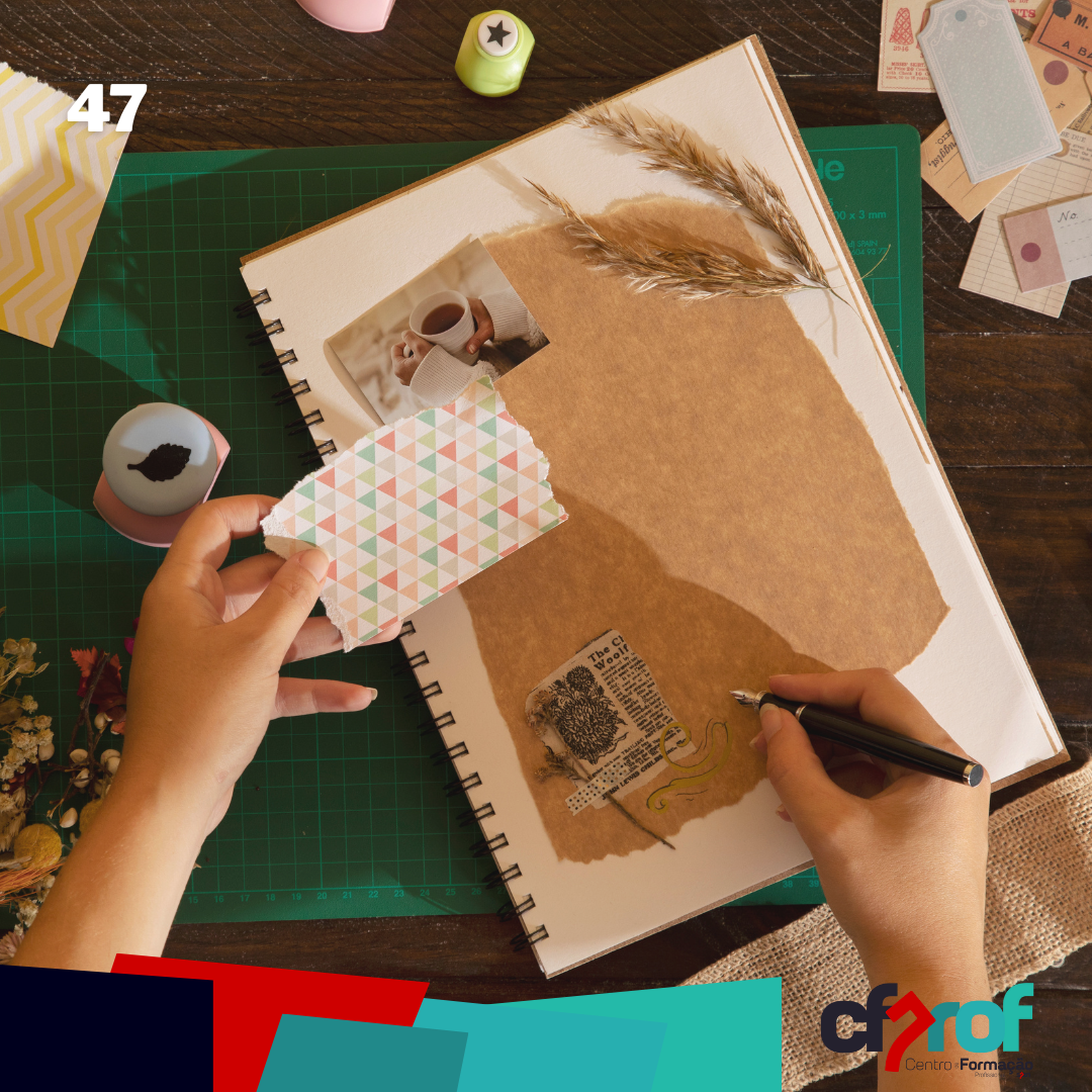 47 - LIVROS DE RECORTE TEMÁTICOS (SCRAPBOOKING) - (Regime E-learning)