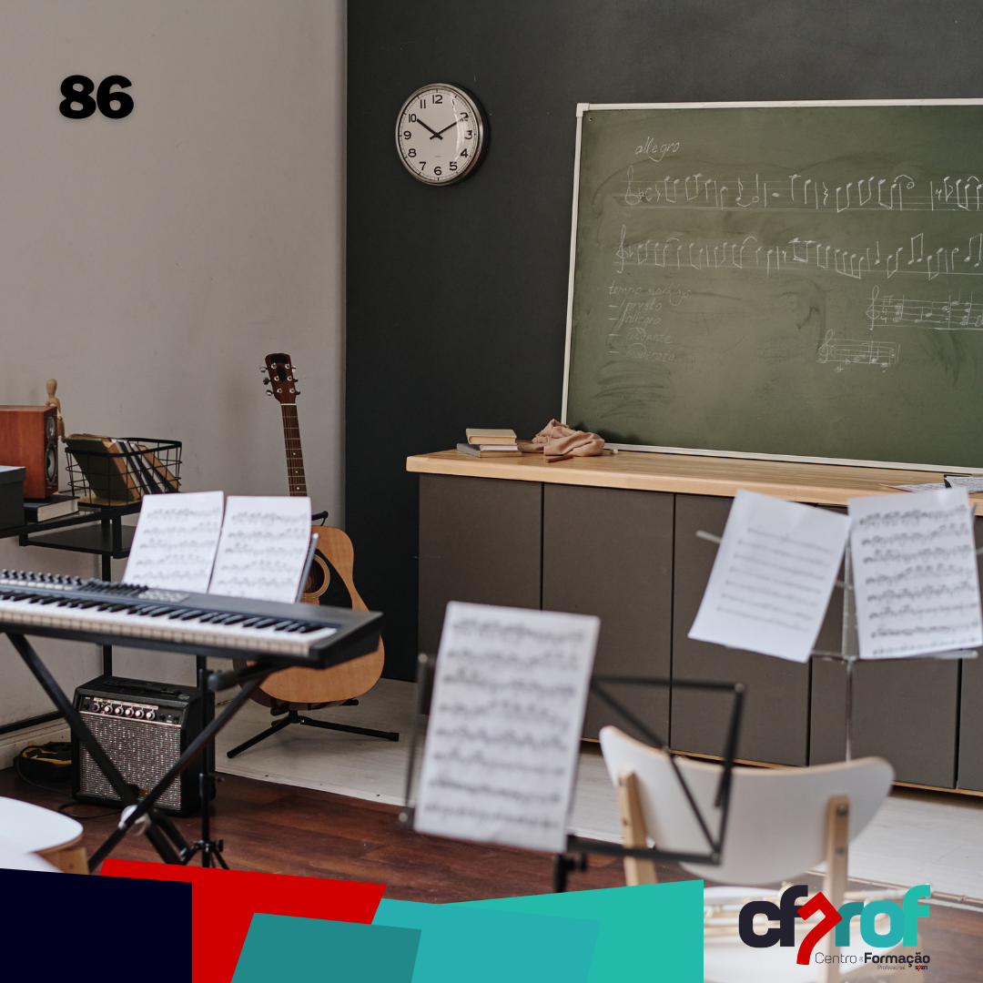 86 - A MÚSICA / PRÁTICAS DE EXPRESSÃO MUSICAL NA EDUCAÇÃO PRÉ-ESCOLAR E NO 1º CICLO DO ENSINO BÁSICO - (REGIME E-LEARNING)