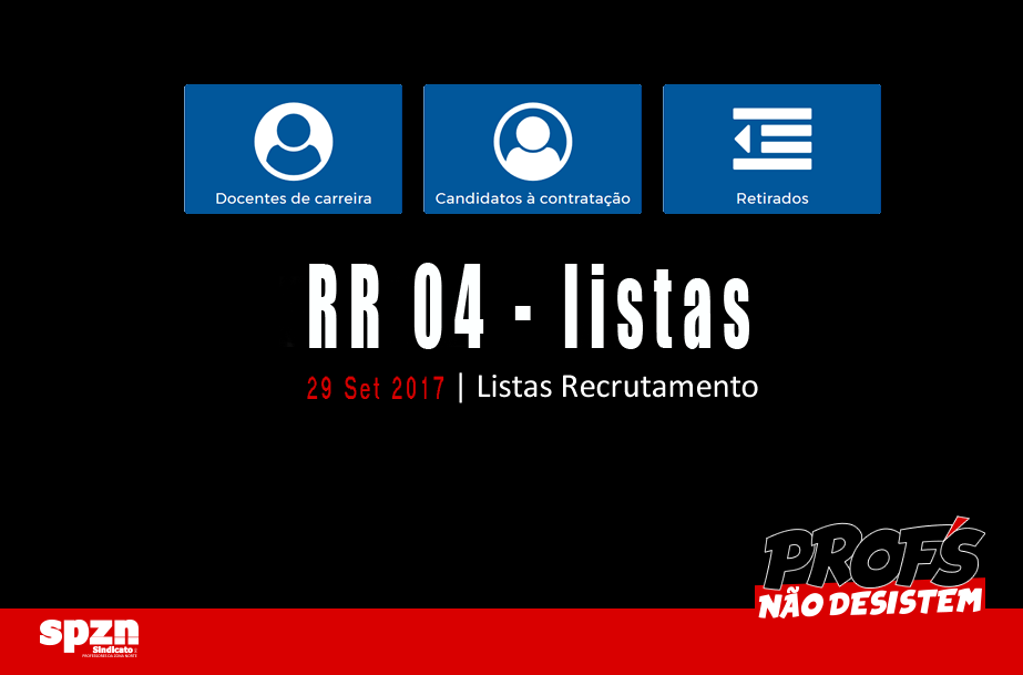 Listas - Reserva de recrutamento n.º 04