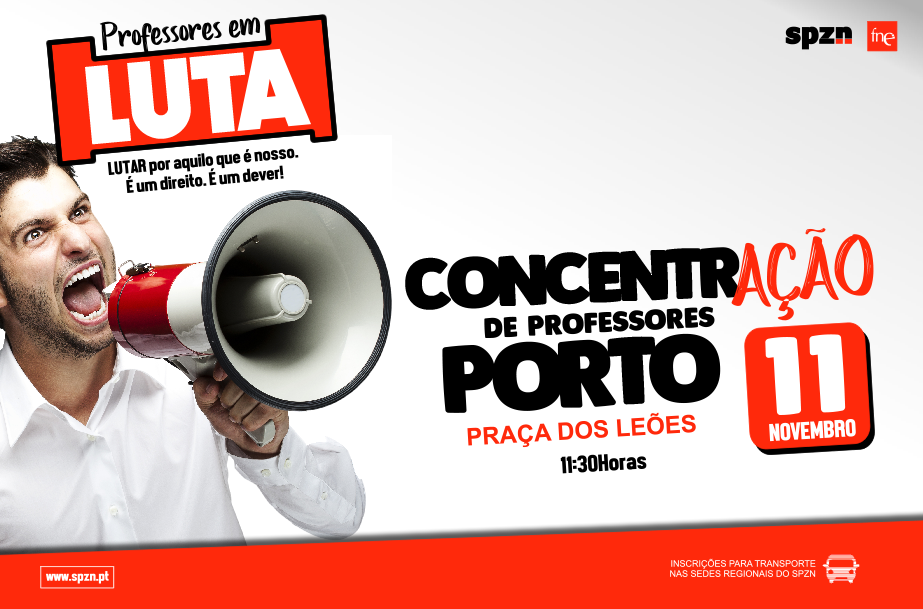 Concentração de Professores no Porto