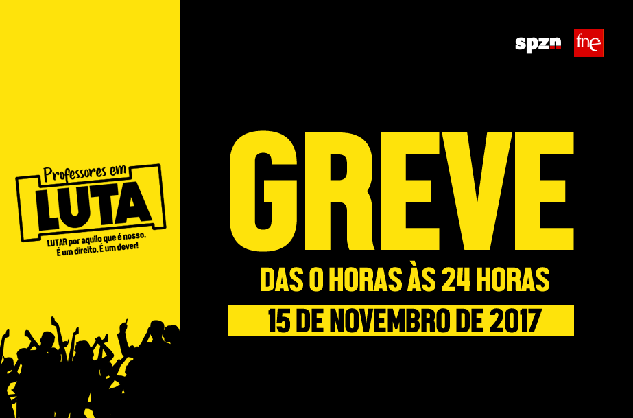 Greve Nacional de Professores e Educadores - 15 NOV 2017