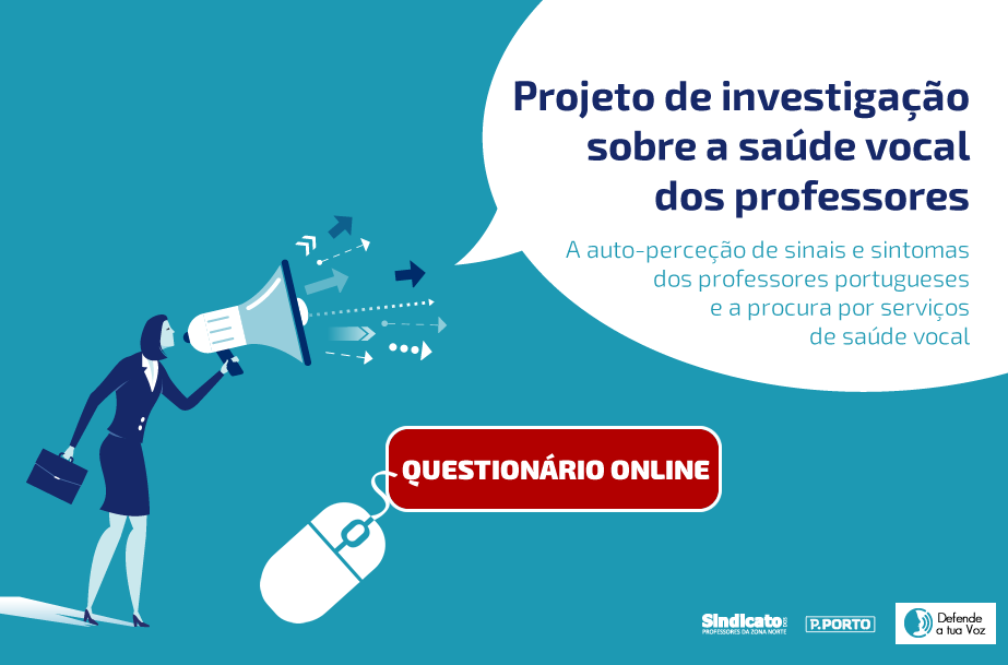 Projeto de investigação sobre a saúde vocal dos professores