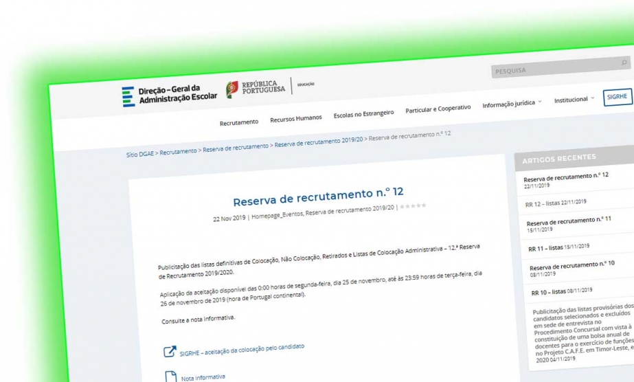 Reserva de recrutamento n.º 12