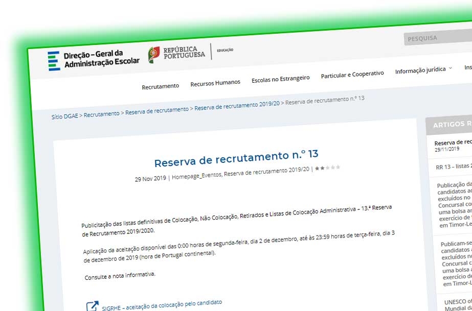 Reserva de recrutamento n.º 13