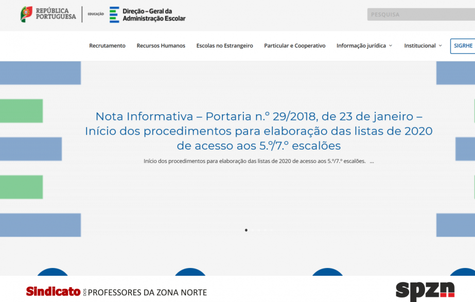 Início dos procedimentos para elaboração das listas de 2020 de acesso aos 5.º/7.º escalões.