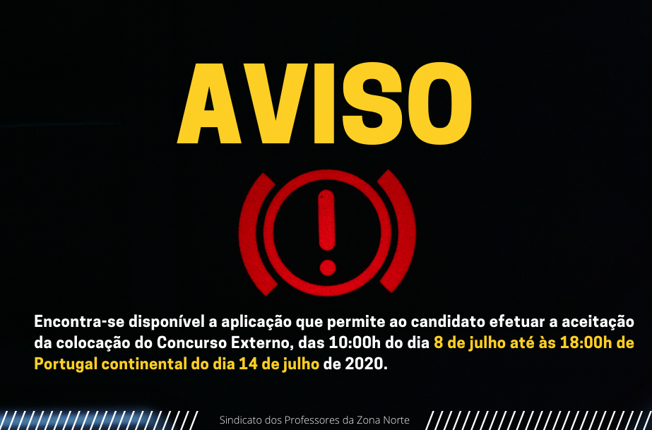 AVISO: Aceitação obrigatória