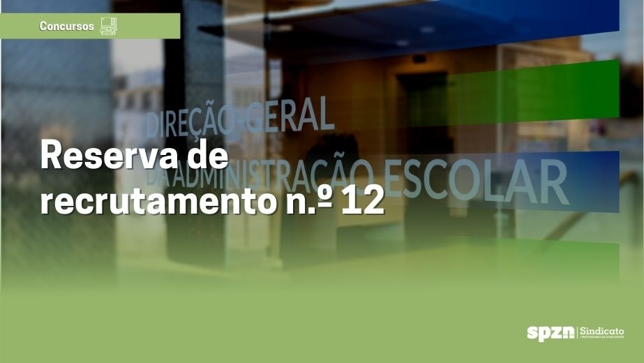 Reserva de recrutamento n.º 12