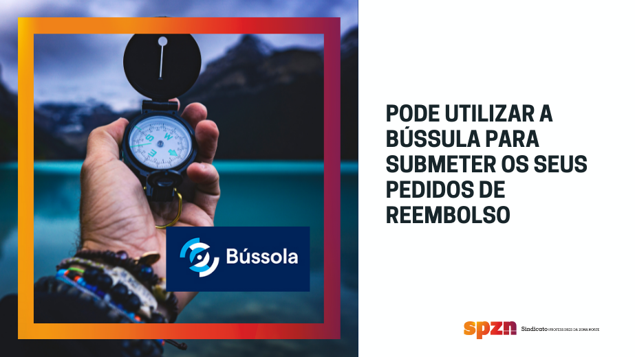 Pode utilizar a Bússula para submeter os seus pedidos de reembolso