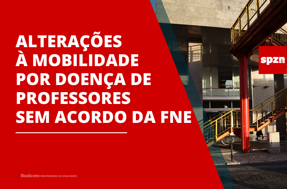 Alterações à mobilidade por doença de professores novamente sem acordo da FNE