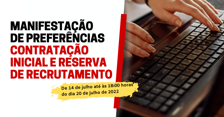 Manifestação de preferências para contratação inicial e reserva de recrutamento