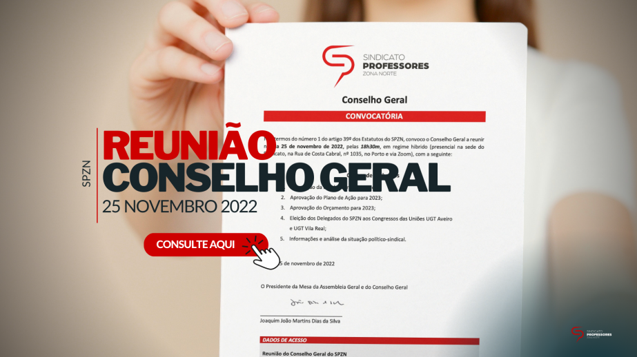 Reunião do Conselho Geral do SPZN