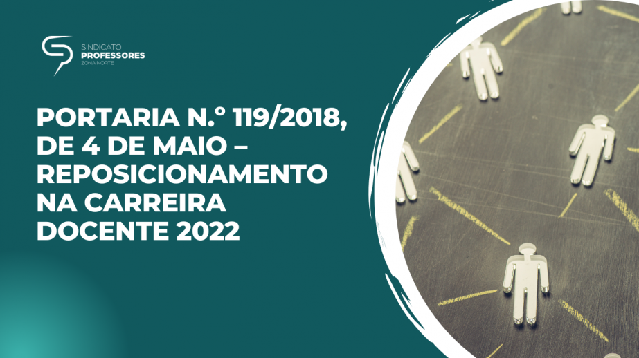 Reposicionamento na carreira docente 2022