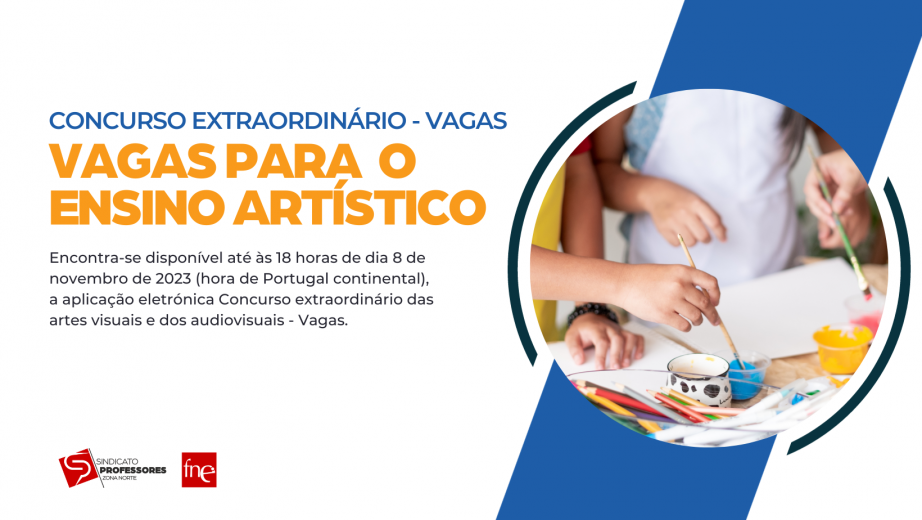 Concurso extraordinário do Ensino Artístico - Vagas