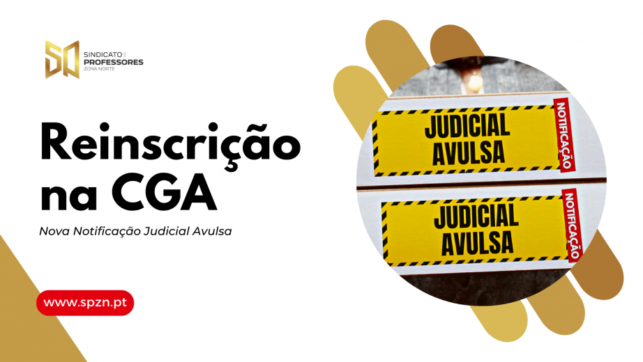 Reinscrição na CGA - Informação aos sócios