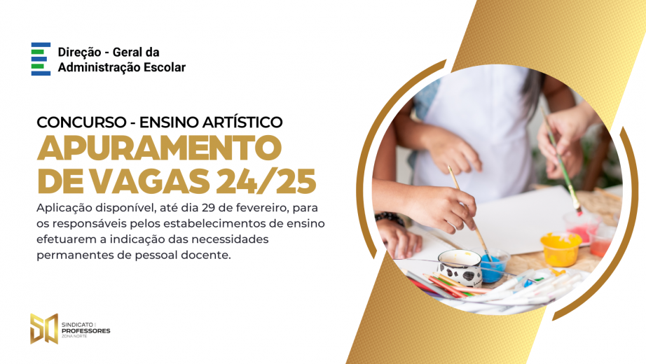 Apuramento de Vagas 2024/25 - Ensino Artístico