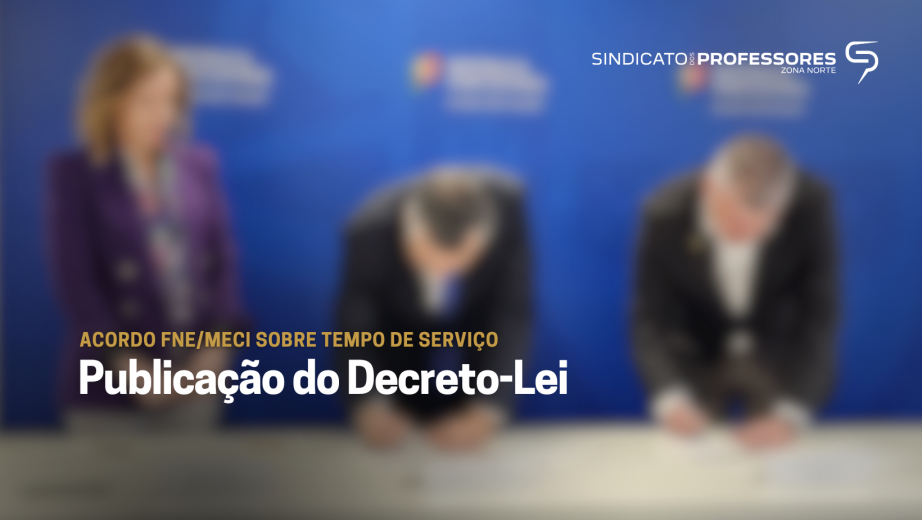 Publicado o Decreto-Lei sobre a Recuperação do Tempo de Serviço