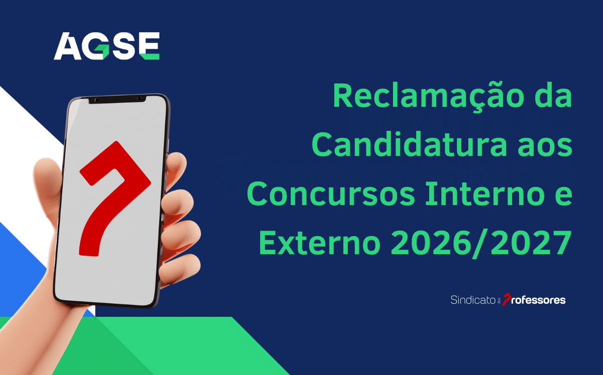Reclamação da Candidatura aos Concursos Interno e Externo 2026/2027