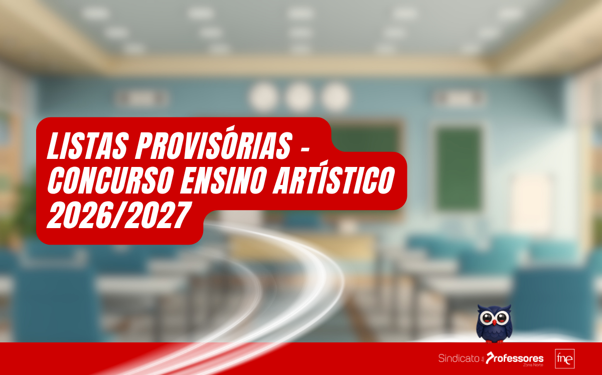 Listas Provisórias - Concurso Ensino Artístico 2026/2027