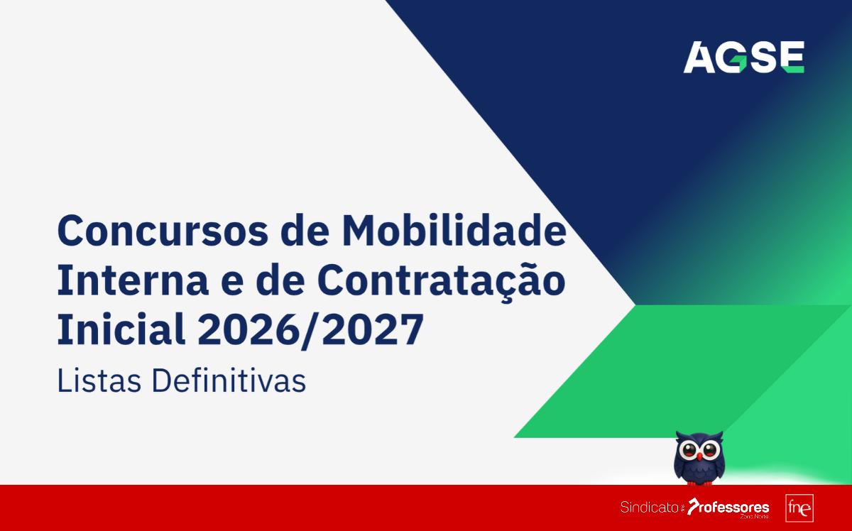 Listas Definitivas - Concursos de Mobilidade Interna e de Contratação Inicial 2026/2027